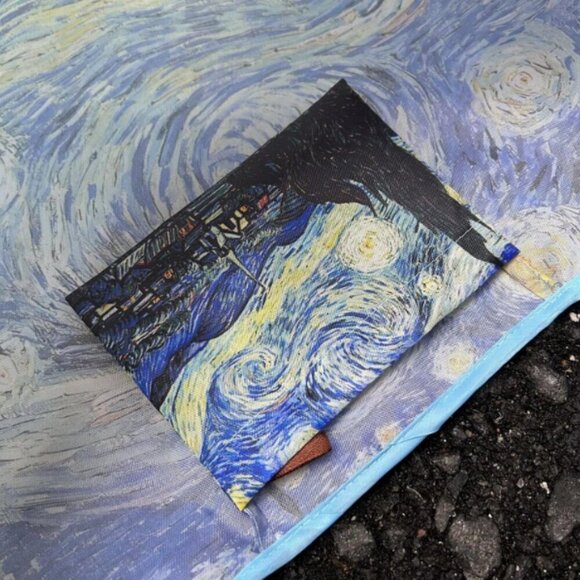 Van Gogh Starry Night Reusable Shopping Tote NWT - Picture 2 of 3